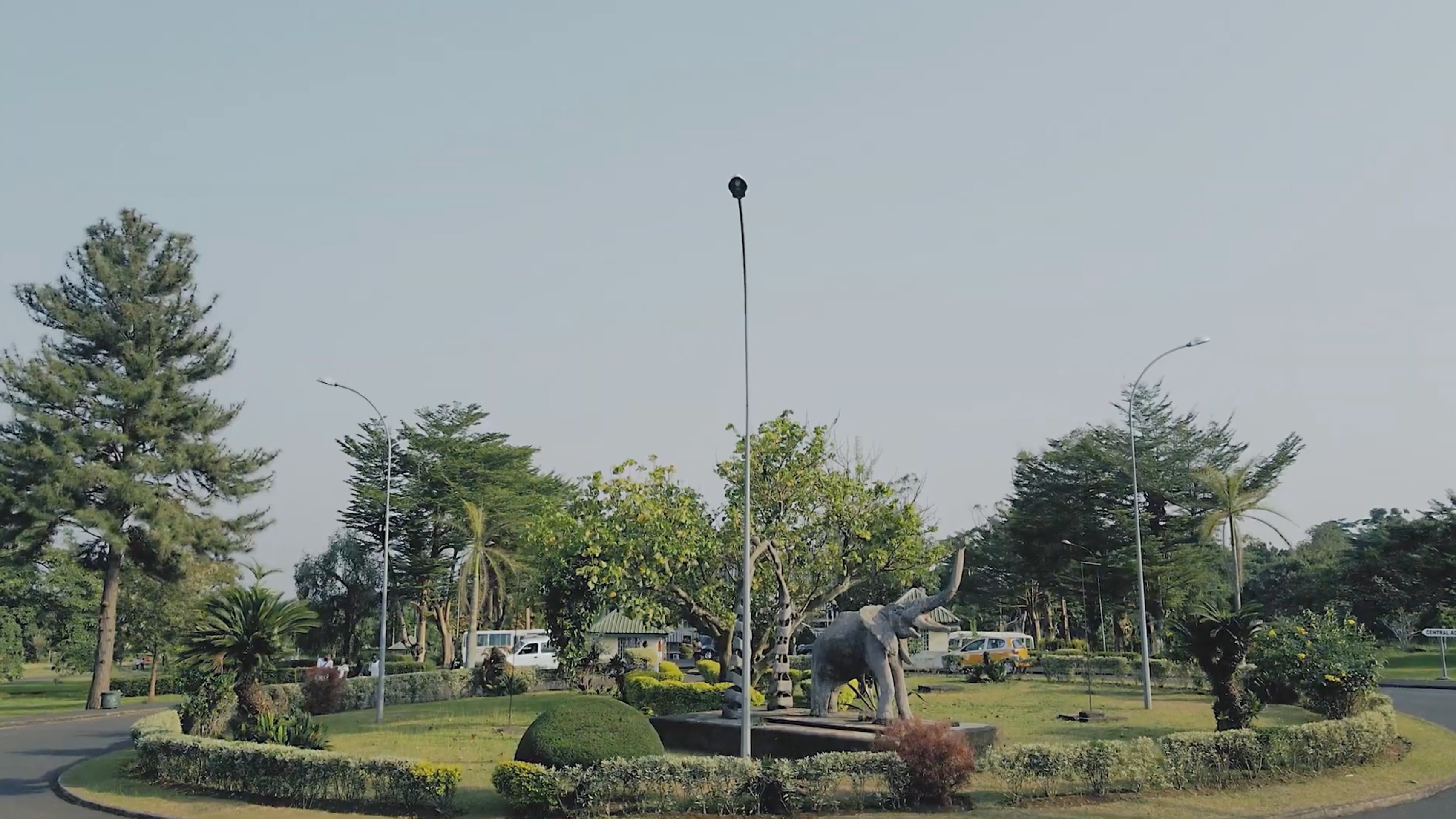 University of Buea elephant statue roundabout